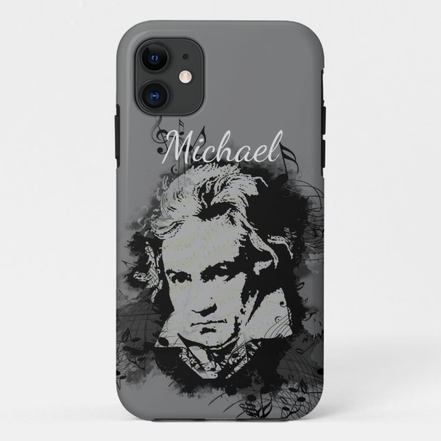 Beethoven Classical Music Composer Song  Customize Case-Mate iPhone Case (Back)