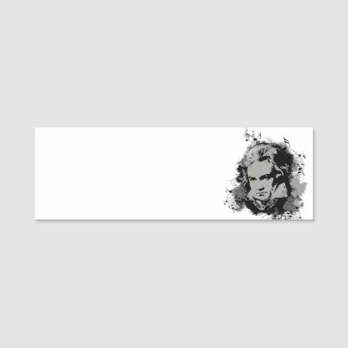 Beethoven Classical Music Composer Song_Writer Name Tag