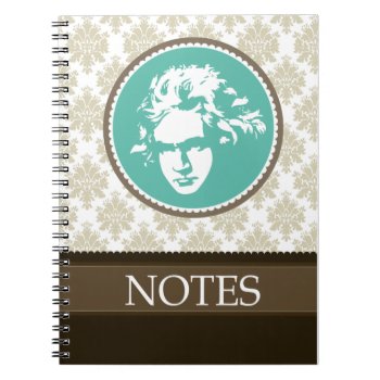 Beethoven Classical Music Practice Notebook by madconductor at Zazzle