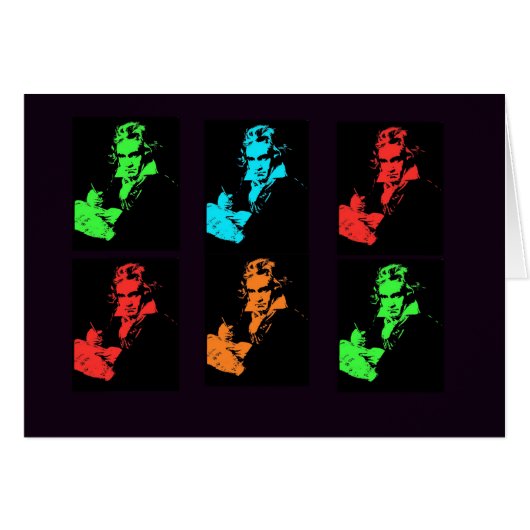 Beethoven Collage Cards (Front Horizontal)