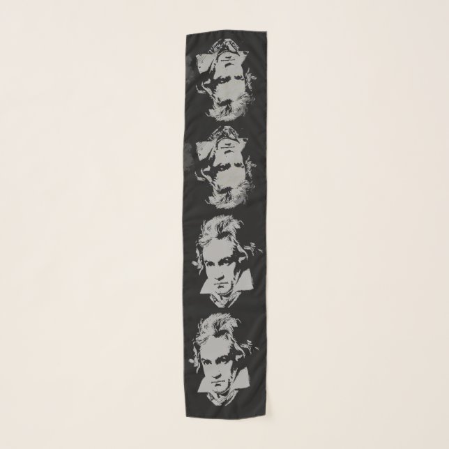 Beethoven Composer, Pianist of classical music Scarf (Front)