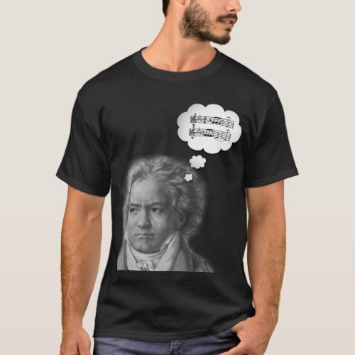 Beethoven Dreams of Beethovens Fifth T_Shirt
