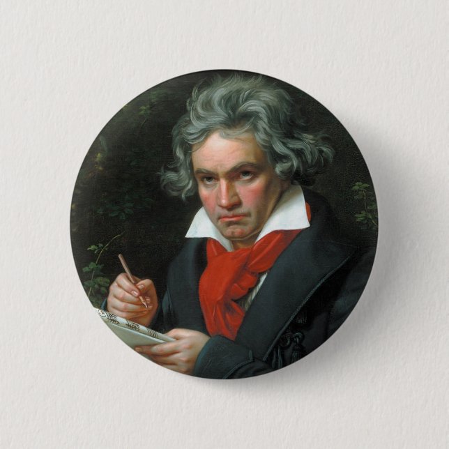 Beethoven Flair Button (Front)