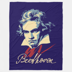 Beethoven Fleece Blanket