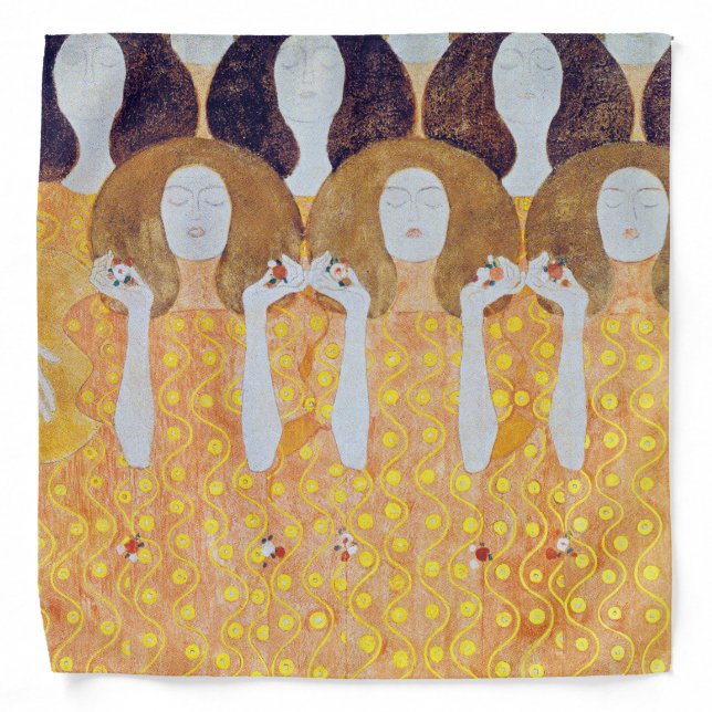Beethoven Frieze (detail), Gustav Klimt Bandana (Front)