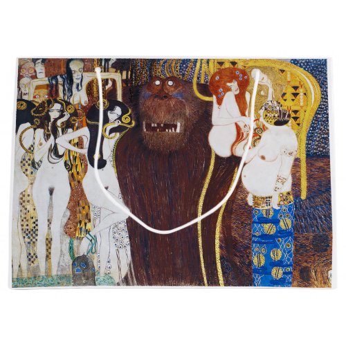 Beethoven Friezedetail Gustav Klimt Large Gift Bag