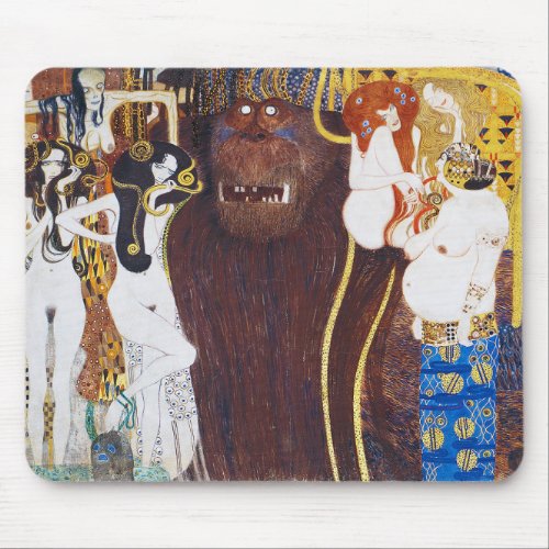 Beethoven Friezedetail Gustav Klimt Mouse Pad