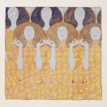 Beethoven Frieze (detail), Gustav Klimt Scarf<br><div class="desc">Gustav Klimt (July 14, 1862 – February 6, 1918) was an Austrian symbolist painter and one of the most prominent members of the Vienna Secession movement. Klimt is noted for his paintings, murals, sketches, and other objets d'art. In addition to his figurative works, which include allegories and portraits, he painted...</div>