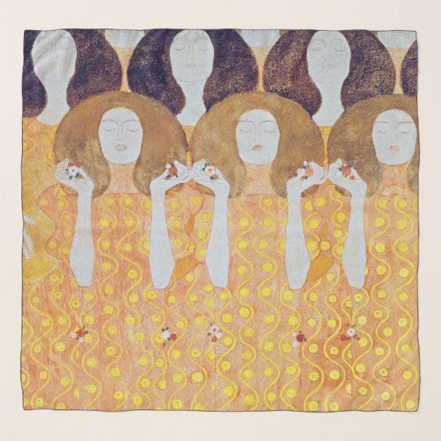 Beethoven Frieze (detail), Gustav Klimt Scarf (Front)