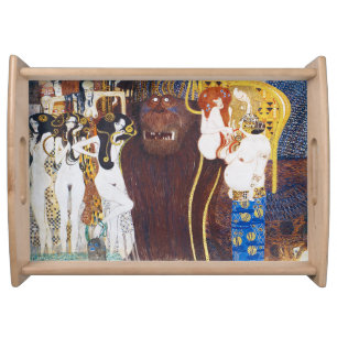 Beethoven Frieze(detail), Gustav Klimt Serving Tray