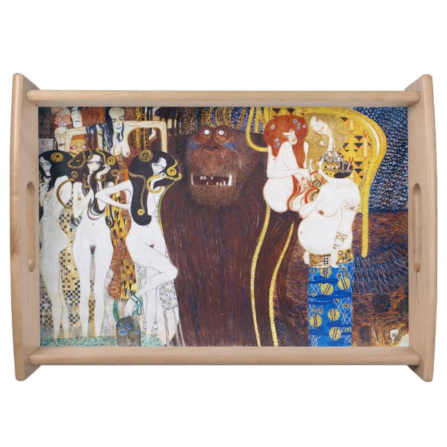 Beethoven Frieze(detail), Gustav Klimt Serving Tray (Front)