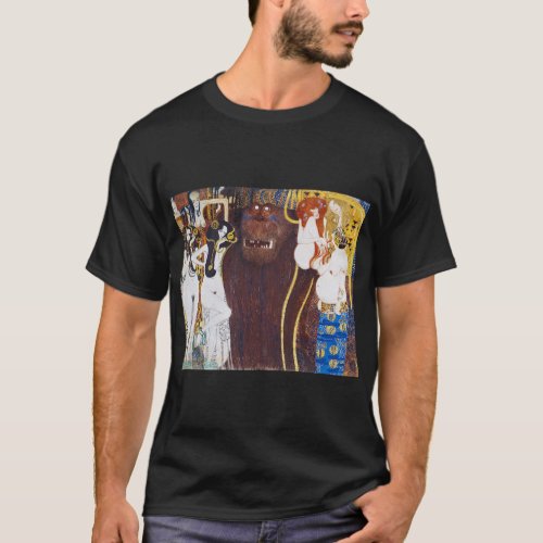 Beethoven Friezedetail Gustav Klimt T_Shirt