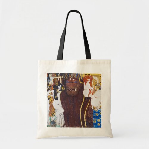 Beethoven Friezedetail Gustav Klimt Tote Bag