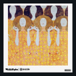 Beethoven Frieze (detail), Gustav Klimt Wall Decal<br><div class="desc">Gustav Klimt (July 14, 1862 – February 6, 1918) was an Austrian symbolist painter and one of the most prominent members of the Vienna Secession movement. Klimt is noted for his paintings, murals, sketches, and other objets d'art. In addition to his figurative works, which include allegories and portraits, he painted...</div>