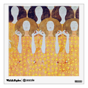 Beethoven Frieze (detail), Gustav Klimt Wall Decal