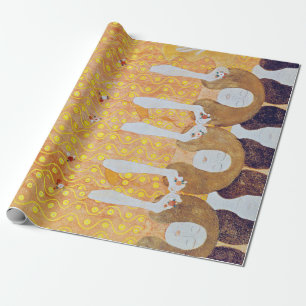 Beethoven Frieze (detail), Gustav Klimt Wrapping Paper