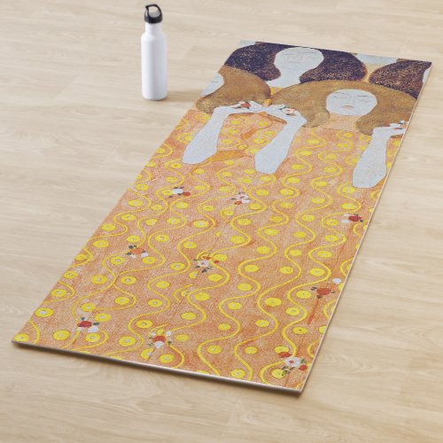 Beethoven Frieze detail Gustav Klimt Yoga Mat