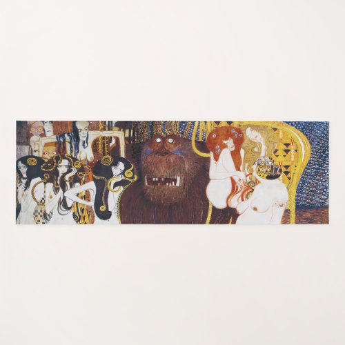 Beethoven Friezedetail Gustav Klimt Yoga Mat