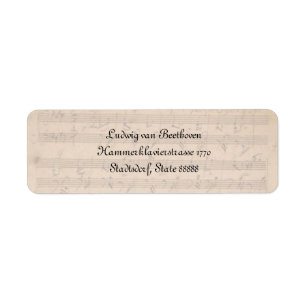 Beethoven Hammerklavier Sonata Label