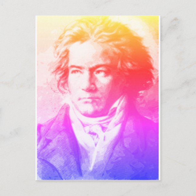 Beethoven In Colors Postcard (Front)