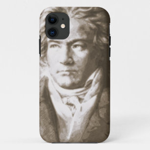 Beethoven In Sepia iPhone 11 Case