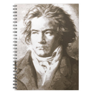 Beethoven In Sepia Notebook