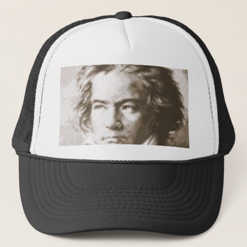 Beethoven In Sepia Trucker Hat