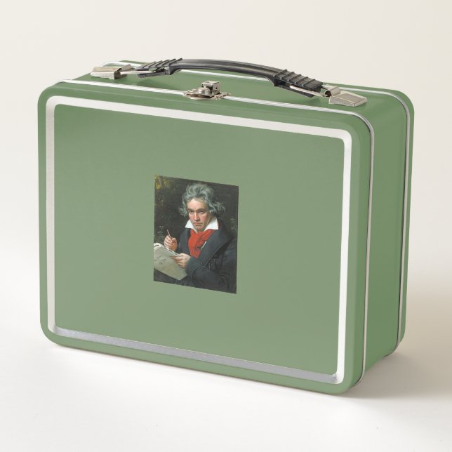 Beethoven  metal lunch box (Front)