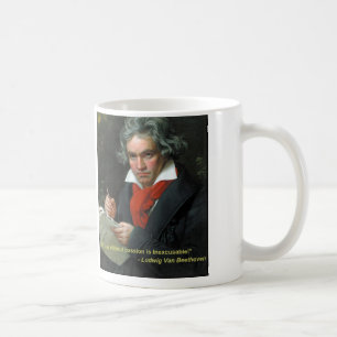 Beethoven Mug "To Play Without Passion"