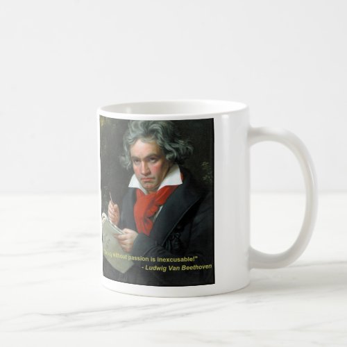 Beethoven Mug To Play Without Passion