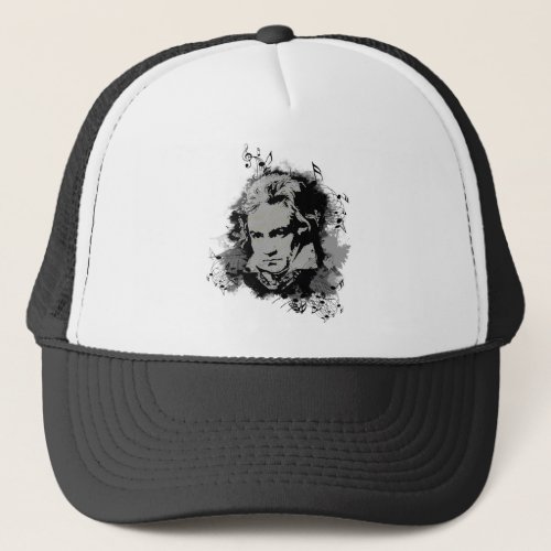 Beethoven Music Composer Musician Songwriter Trucker Hat