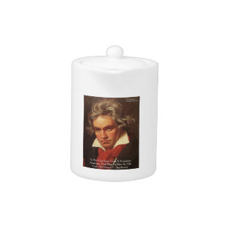 Beethoven "Of Heaven" Love Quote Teapot