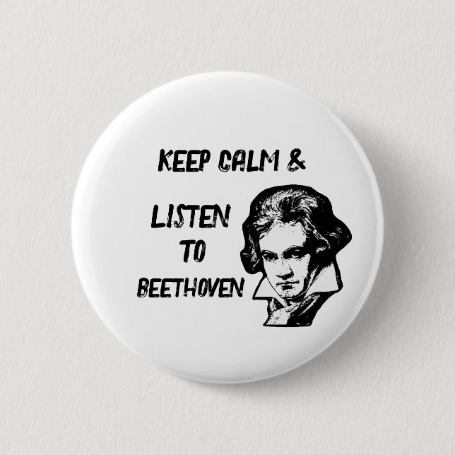 Beethoven Pin/ Button (Front)