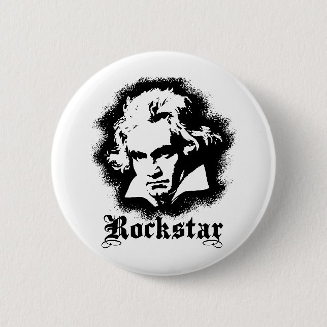 Beethoven Pinback Button (Front)