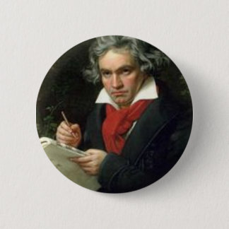beethoven pinback button
