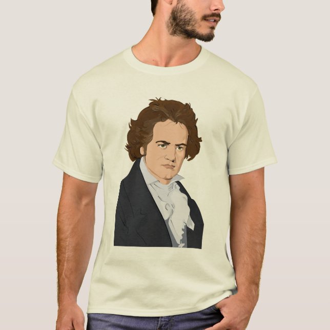 Beethoven pop art t-shirt (Front)