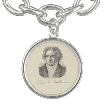 Beethoven Portrait Bracelet by missprinteditions at Zazzle