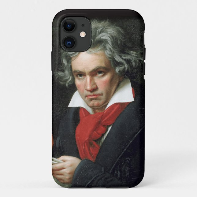 Beethoven Portrait by Joseph Karl Stieler Case-Mate iPhone Case (Back)