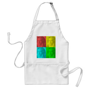 Beethoven Portrait In Squares Adult Apron