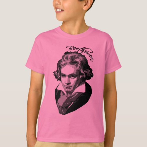 Beethoven Portrait on T shirts Mugs Gifts T_Shirt
