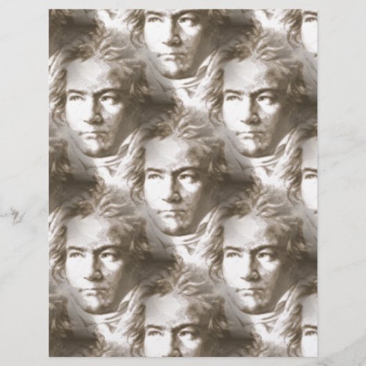 Beethoven Portrait Pattern (Front)