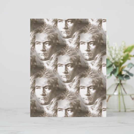 Beethoven Portrait Pattern (Standing Front)
