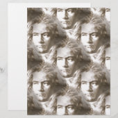 Beethoven Portrait Pattern (Front/Back)
