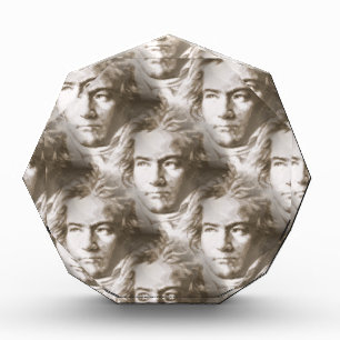 Beethoven Portrait Pattern Acrylic Award
