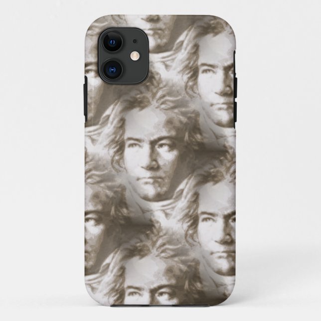 Beethoven Portrait Pattern Case-Mate iPhone Case (Back)