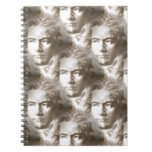 Beethoven Portrait Pattern Notebook