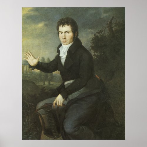 Beethoven Portrait Poster