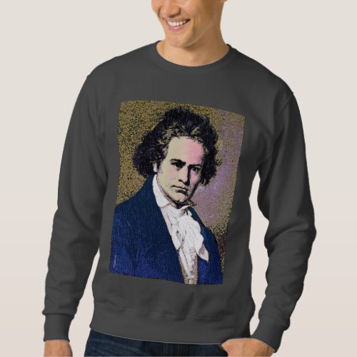 Beethoven Portrait Two Sweatshirt
