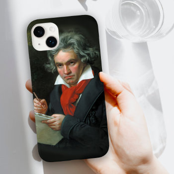 Beethoven Portrait Vintage Case-mate Iphone 14 Plus Case by encore_arts at Zazzle