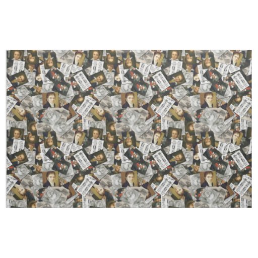 Beethoven Portraits Fabric